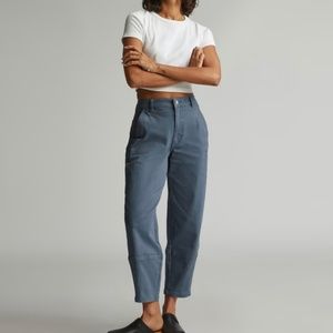 Everlane Utility Barrel Pants - Faded Blue (Size 12)